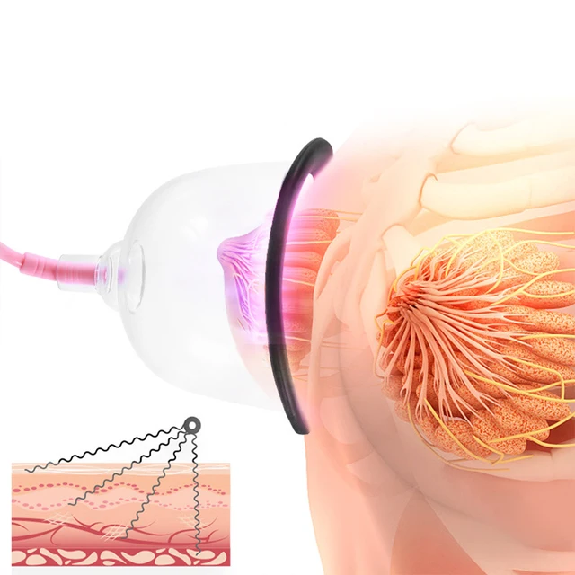 Breast Enhancement Pump Cupping Enlarge Buttocks Lifter Hip Cup Body Shaping Massage Body Cups Hips Trainer Massage Equipment 4