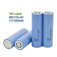 INR 21700-40T 4000mAh batterie d'origine 21700 4000mAh 30A 40T 3.7V batterie Lithium-ion haute décharge/grande capacité 2