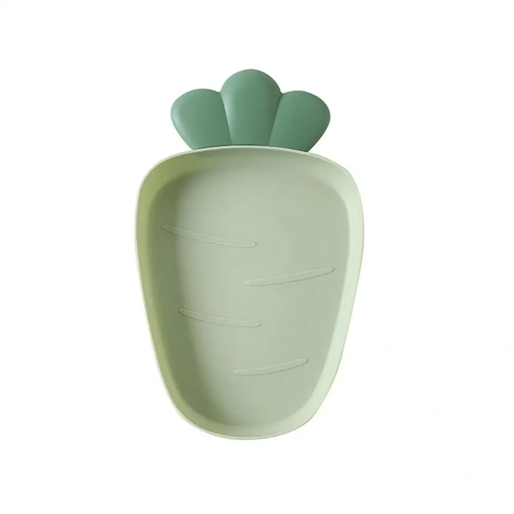Attractive Adorable Strawberry Shape Food Plate Reusable Fruit Plate Anti-wear Plastic Dessert for Dinner