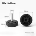 M6x19x28mm