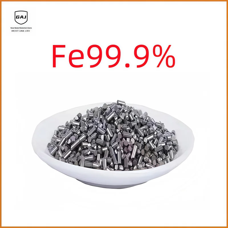 High Purity Iron Particles Measuring 3 x 3 mm and Featuring a Fe Purity of 99.9% Are Utilized in Scientific Experiments