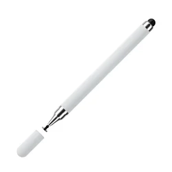 Universal 2-in-1 Touch Screen Stylus Pen for Tablets and Smartphones (White)