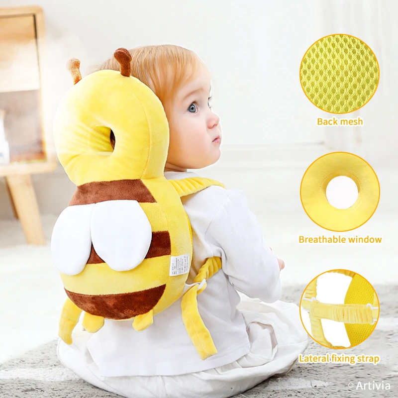 Coussin De Protection Pour La Tete Du Bebe Coussin De Securite Pour Prevenir Les Blessures Dessin Anime Respirant Anti Chute 1 3t Oreiller Aliexpress