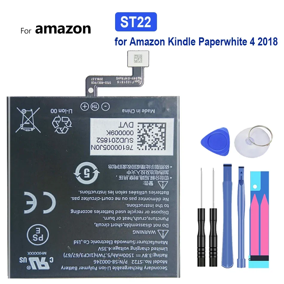 

Kindle Battery ST22 1500mAh for Amazon Kindle Paperwhite 4 2018 Paperwhite4 2018