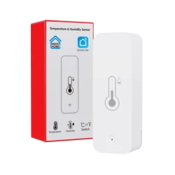 Enhanced Smart Temperature and Humidity Sensor with Bluetooth APP Control - WiFi Version