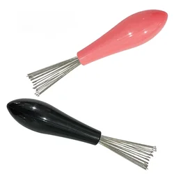 Hair Brush Cleaner with Plastic Handle - Effortless Hair Removal Tool for Beauty and Hygiene (RandomColor - 1pc)