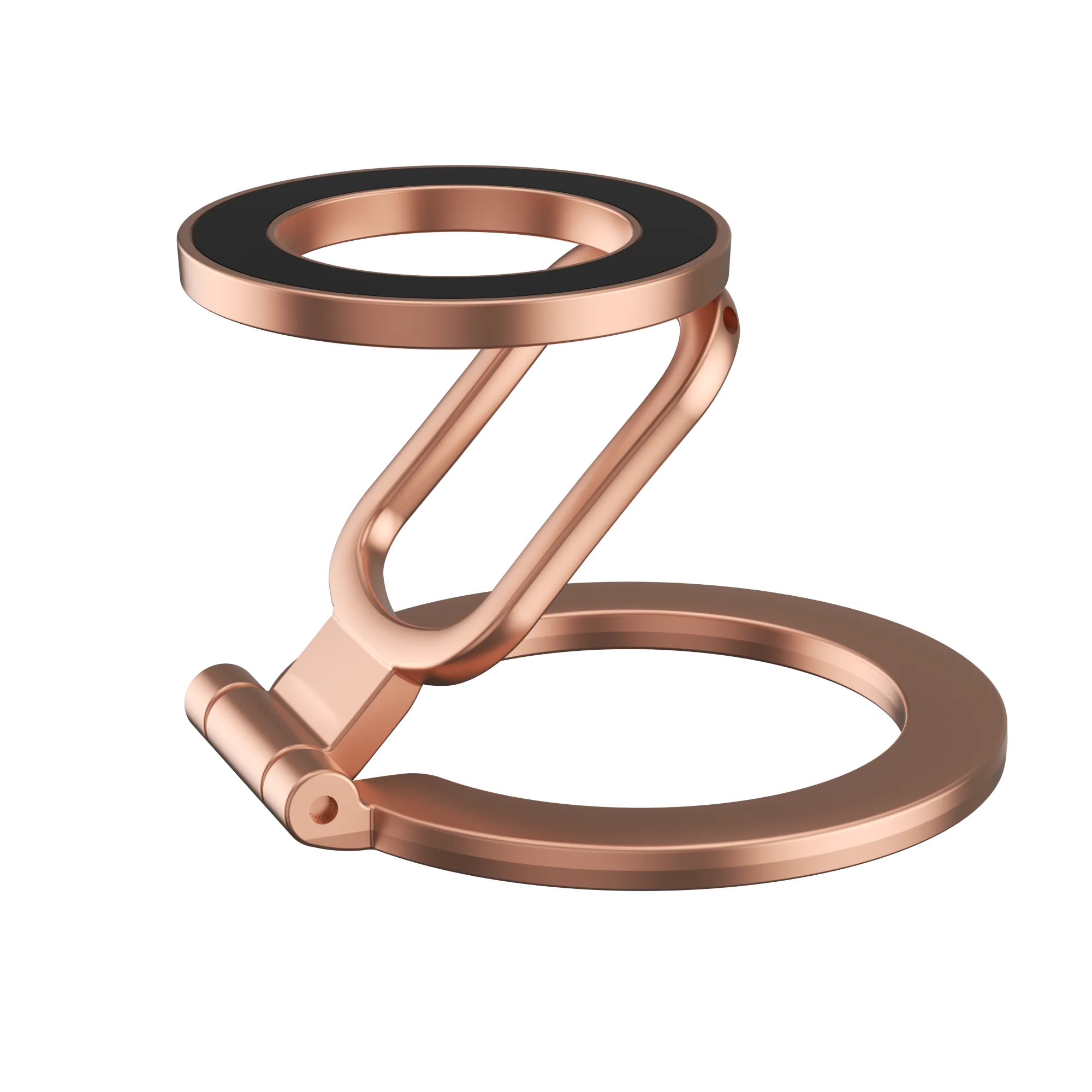 Dual-Sided Magnetic Phone Stand and Ring Holder with Kickstand Grip