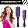 Detangling Hair Brush Denman Detangler Hairbrush Scalp Massager Straight Curly Wet Hair Comb For Women Home Salon Styling Tools 2