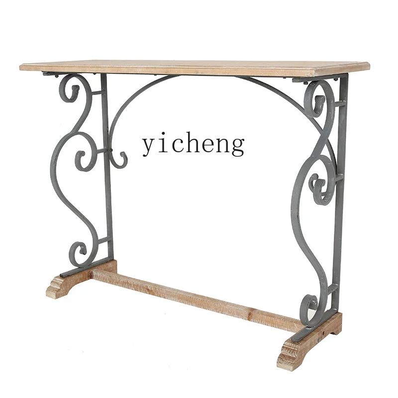 

XL Retro Long Floor Jardiniere Decorative Shelf Console