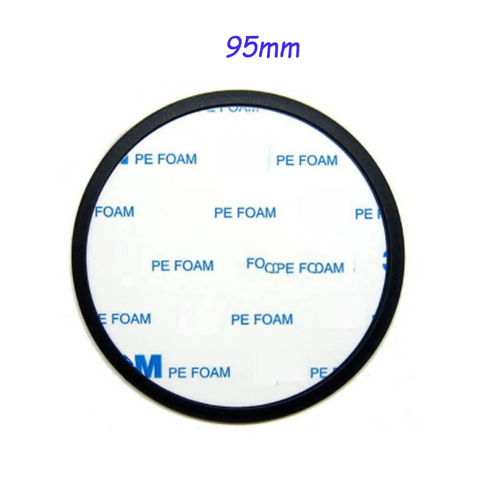 65/80/95/100MM 접착제 스티커 기본 자동차 대시 카메라 마운트 패드 흡입 컵 브래킷 자료 DVR GPS 용 자동차 중앙 콘솔 대시 보드
