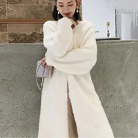Winter Loose Knitted Cardigans Coat 3