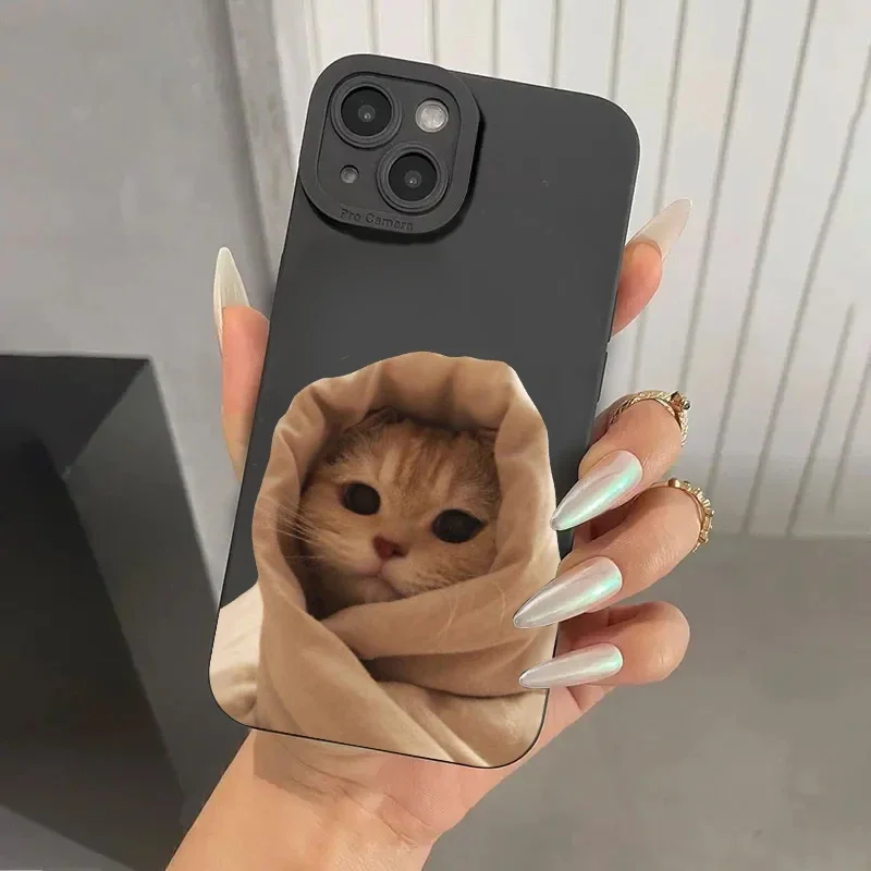 Cartoon Fun Cat Pet Dog Silicone Phone Case For Samsung Galaxy A14 A34 A54 A13 A23 A33 A52 S23 Ultra S22 Plus S21 S20 FE