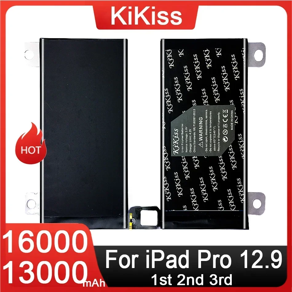 

Аккумулятор KiKiss для iPAD Pro 12,9 1st/12,9 2nd/12,9 3rd 3 Gen/A1584 A1652 A1577/A1670 A1671 A1821/a53 A1876 A1895 A2014 A2043