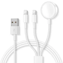 Charger Cable for Apple Watch Series 8 7 6 5 4 3 SE USB 3 in 1 Fast Portable Charging Cord for iPhone 14/13/12/11/10/Max/Airpods