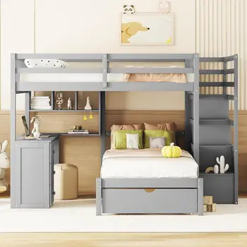 L-Shape Bunk Bed Set 1