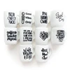 50pcs New Mini Cup Silicone DIY Toy BPA Free Food Grade for Baby Pacifier Beads Necklaces Accessories 2