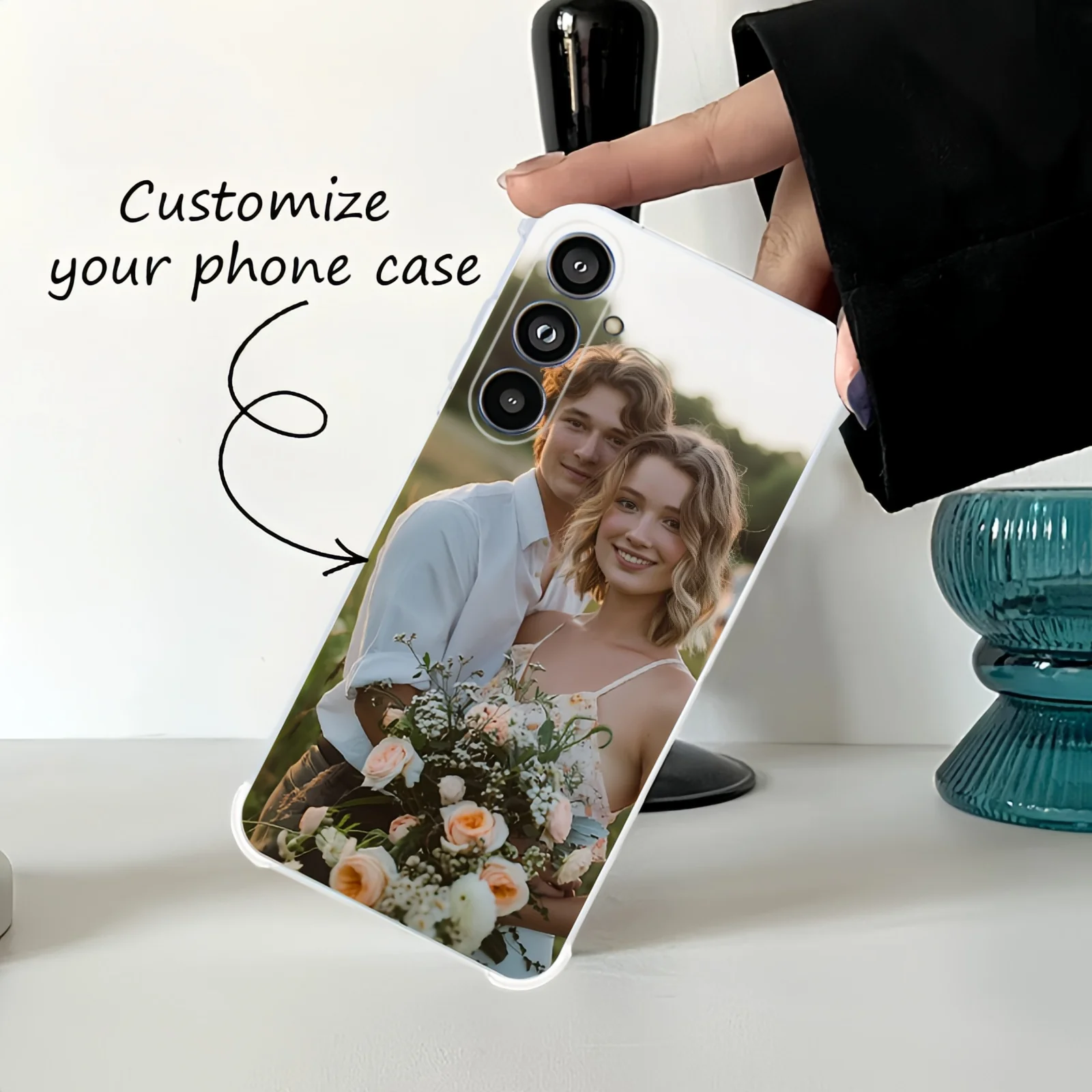 Clear Anti-Fall Shockproof Phone Case with Durable Back Cover