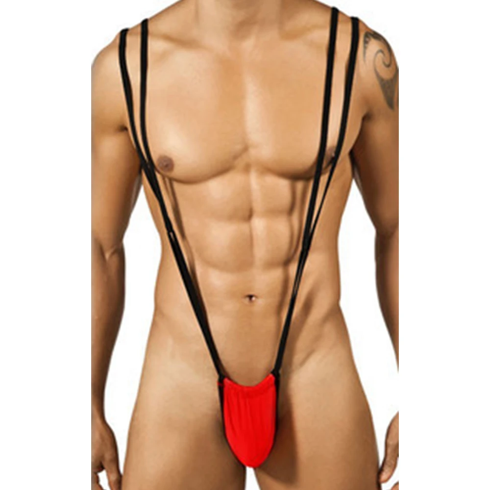 

Men Jockstrap Sling Breathable Backless Thong Boy Sissy Sexy Underwear Wrestling Singlet Panties Bandage Low Rise Swimwear