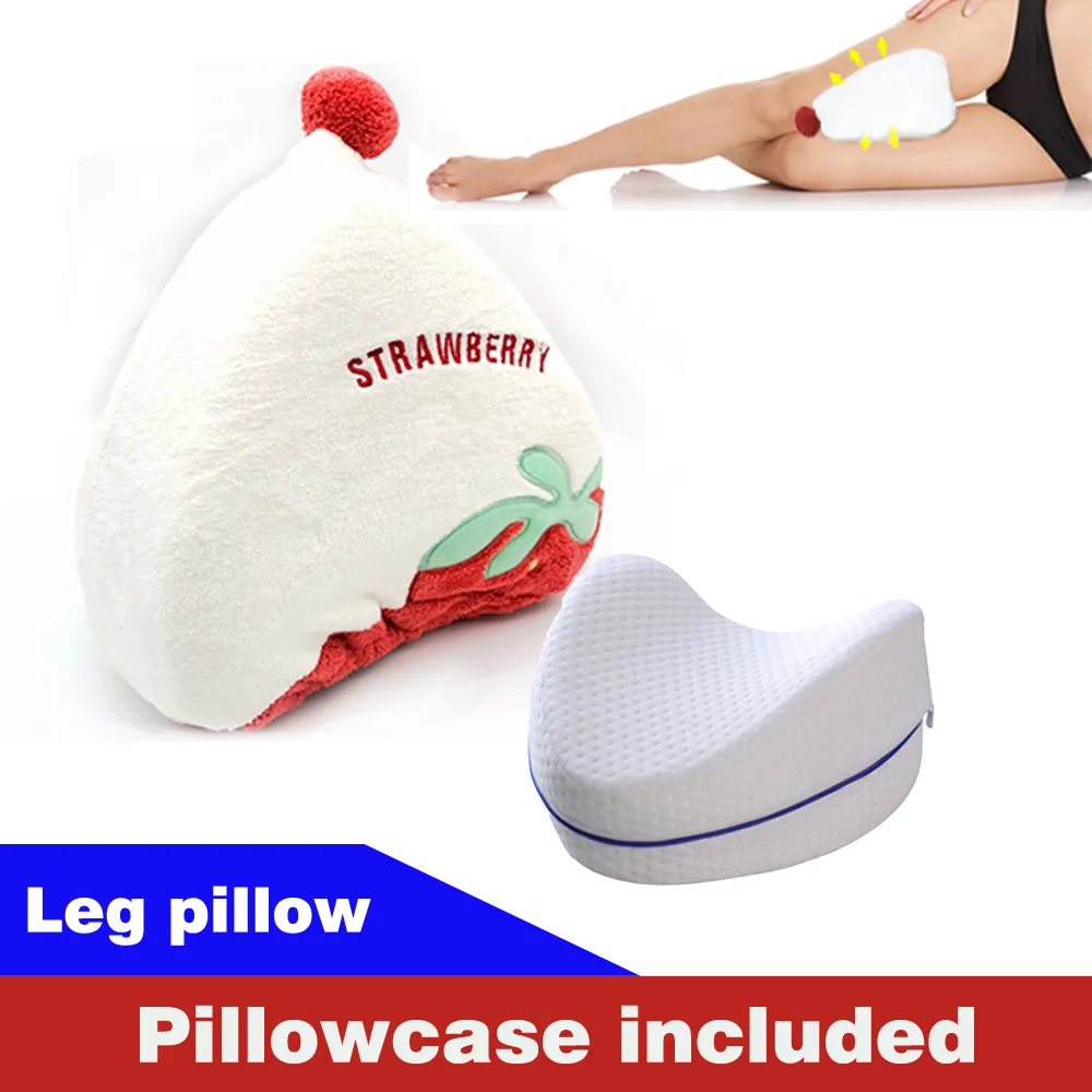 HeartshapedLegPillowsforSupportandProtectTheKneesandLegs