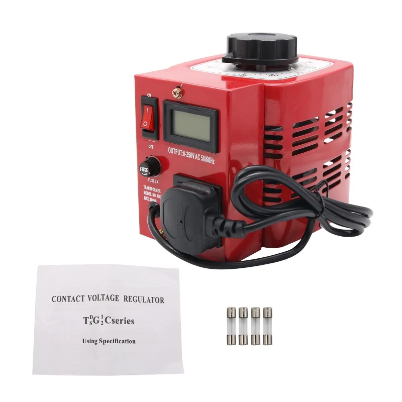 Aps-500W 0.5Kw 220V Variac Trasformatore Variabile Regolatore Di Tensione Powerstat Uscita 0-250V Spina Ue