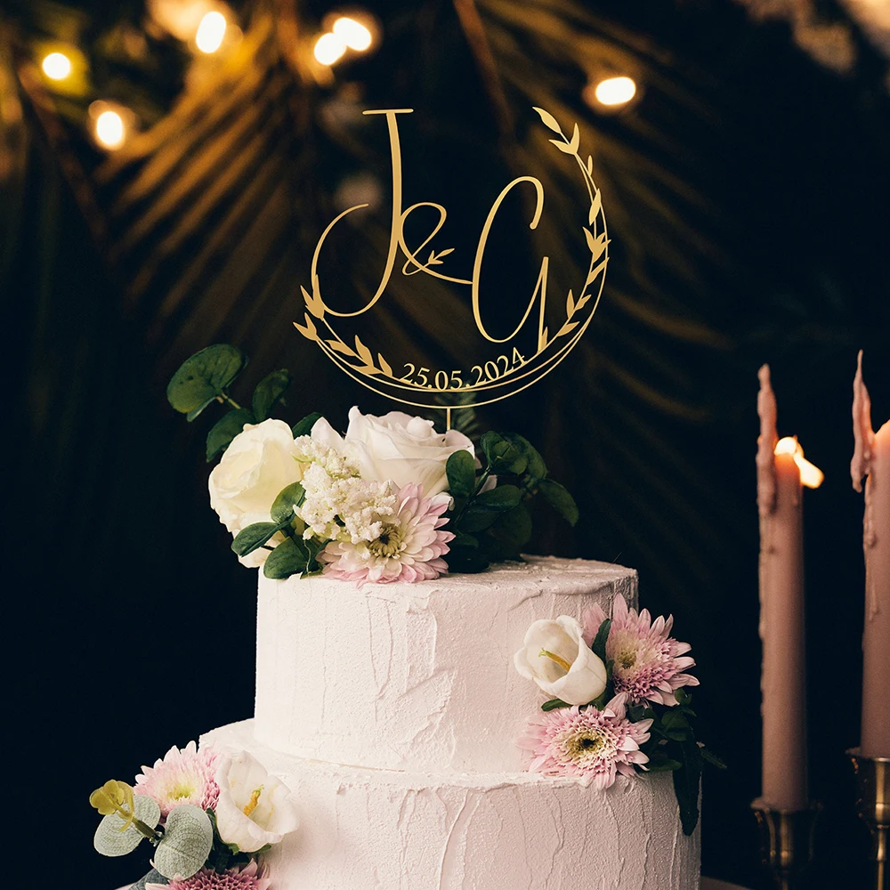 Topper Tarta Boda Party To Be Initiales Personalizado Decoración Pastel De  Boda En Acrílico Nombre Madera, image size:1000x1000