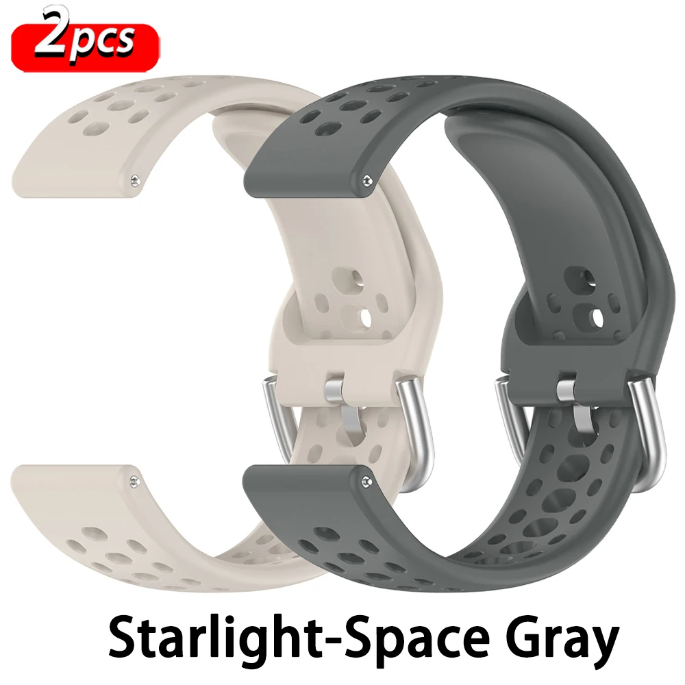 Enhanced Silicone Sport Strap - Breathable and Comfortable Watchband Accessory