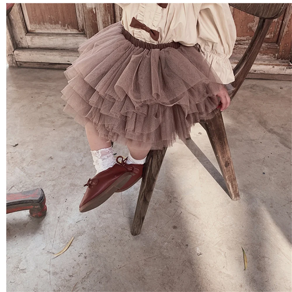 EMAlusher Gonna Tulle Donna Lunga Bianca Tulle con Frange con Pizzo