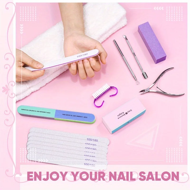 Professional Nail Art Kit with Essential Tools