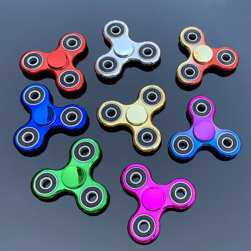 Electroplated Metal Fidget Spinners for Stress Relief