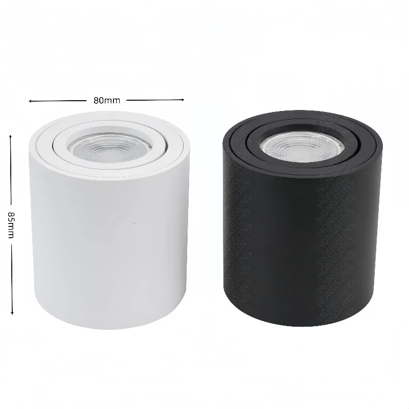 Spotlight GU10 Fitting Round LED Surface Mounted Ceiling Spot Light S1efa72824bab4758a57f17a61af55574s