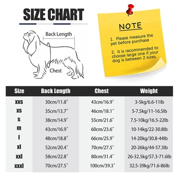 Winter Warm Dog Clothes Thick Fleece Dog Coat for Small Medium Large Dogs Adjustable Pet Hoodies Male/Female Overalls Outfit 6