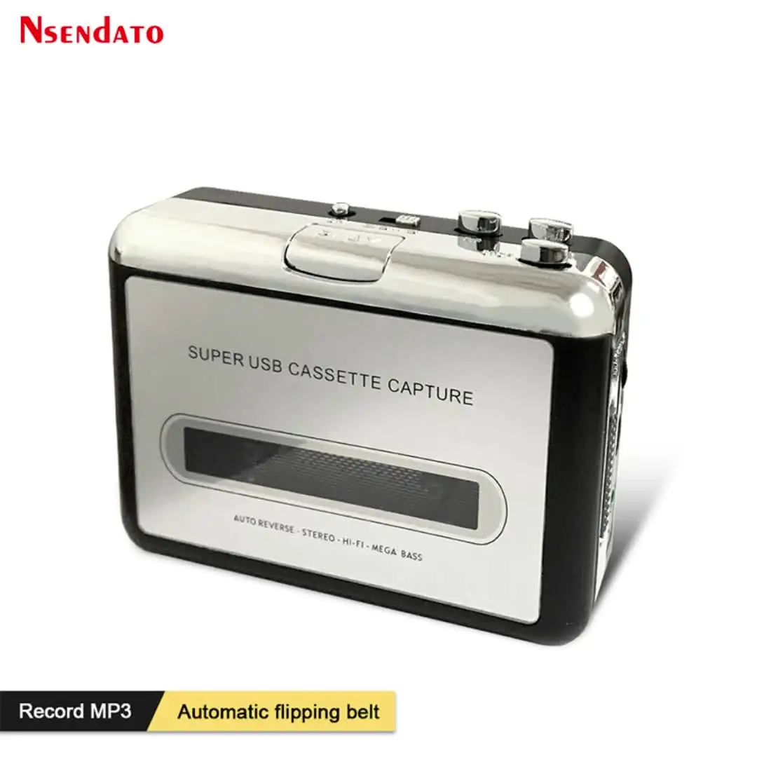 Lettore di Cassette Portatile Registratore a Cassette Registratore di Cassette Lettore di Cassette Vintage con Altoparlante Incorporato, Jack per Cuffie