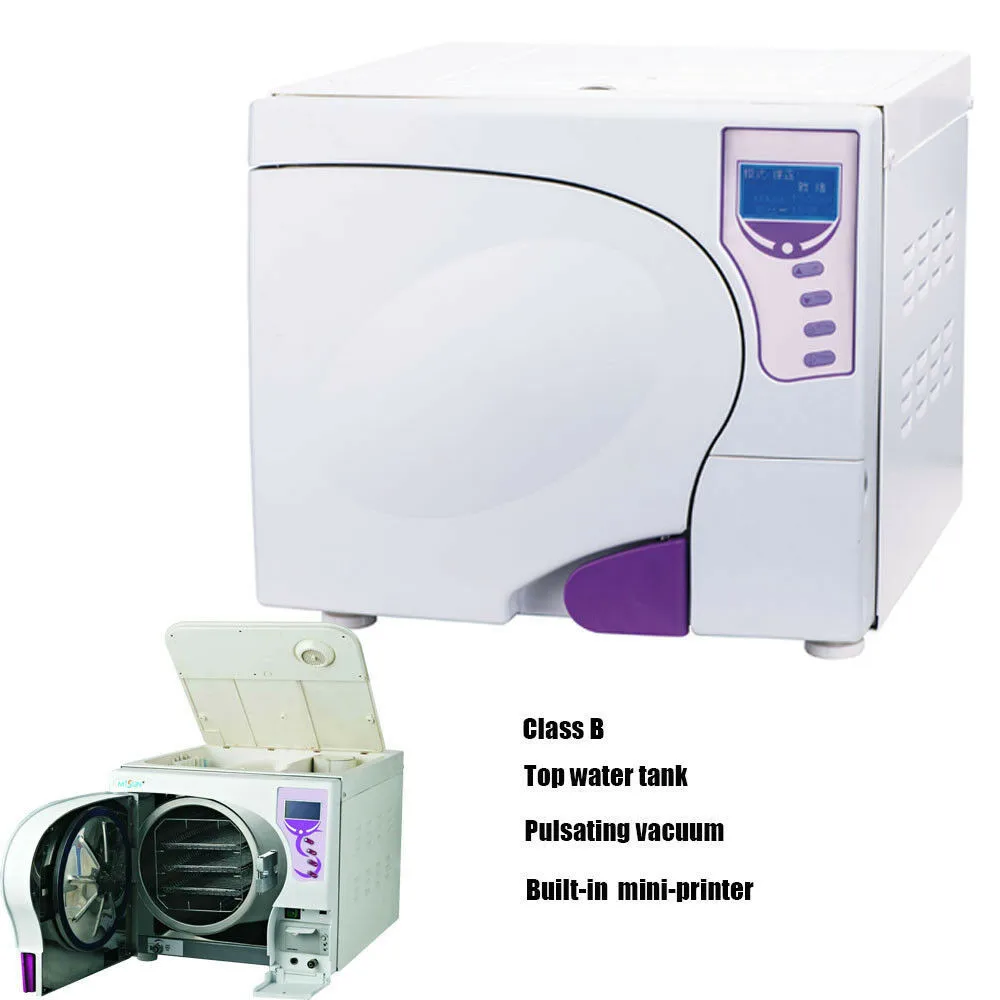 

Class B 23L Dental Autoclave Sterilizer Medical Pre-vacuum Sterilization+Printer