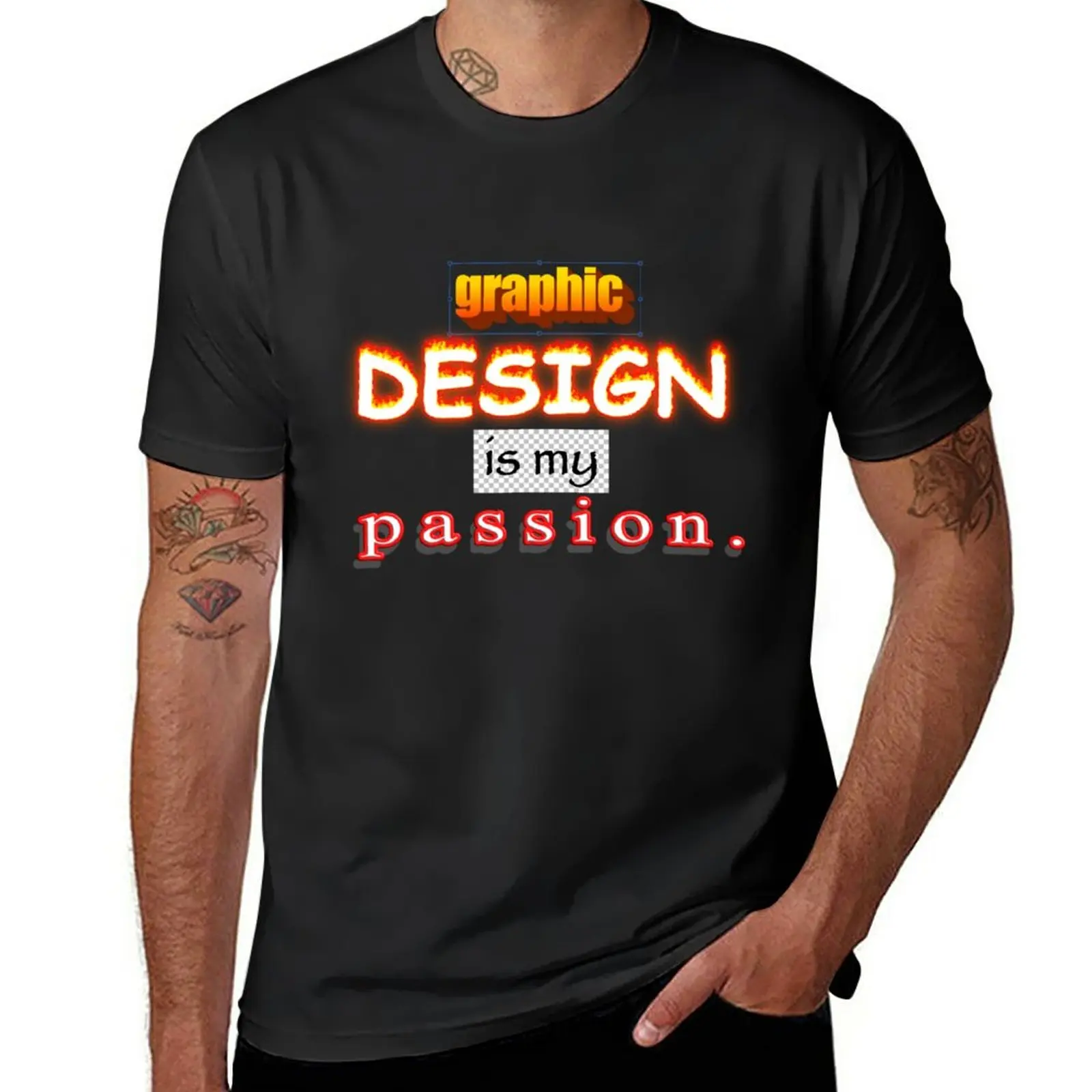 

New Graphic Design is my passion word art T-Shirt oversized t shirts quick drying shirt Men's long sleeve t shirts