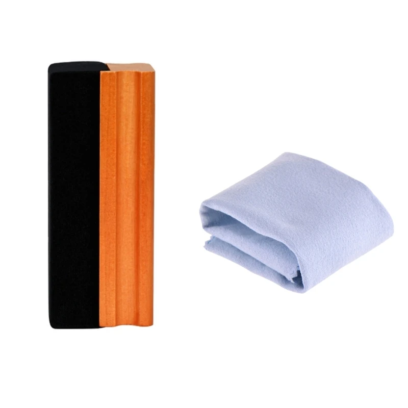 

Antistatic Vinyls Record Cleaner Brush Wood Handle Gentle and Effective Cleaning
