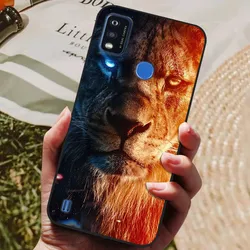 Shockproof Silicone Soft Phone Case with Black TPU Bumper - ZTE Blade A51 (49)