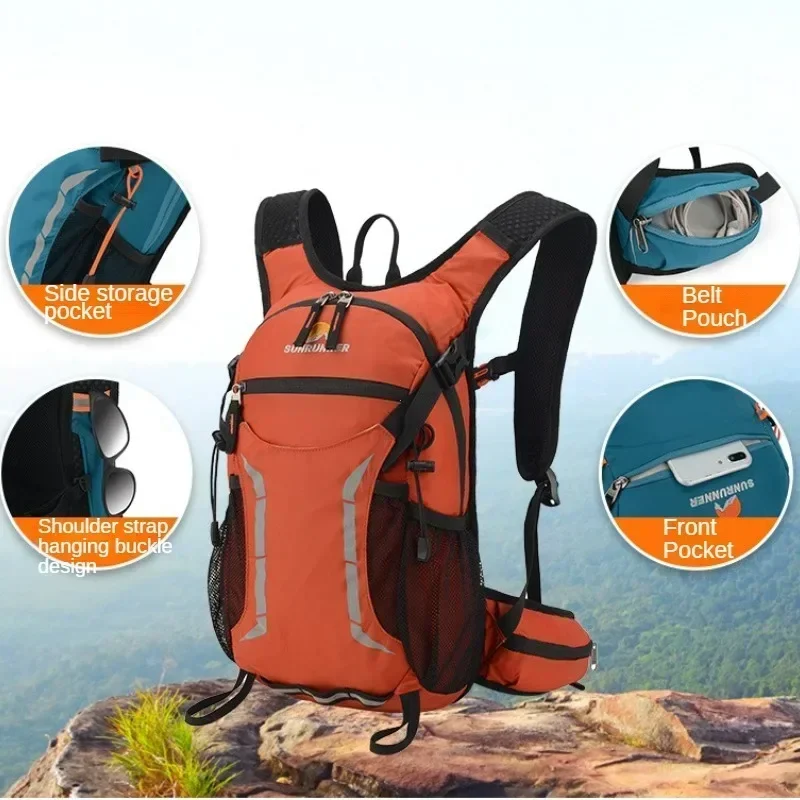 Zaino Idratante 8L Con Sacca D'acqua | Impermeabile Per Running, Bici, Trekking | Leggero 300g