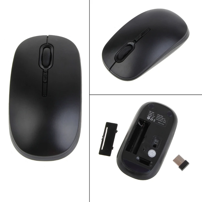 M606 Wireless Mouse Reliable 2.4Ghz Adjustable 800/1200/1600DPI Optical Mice Comfortable Grip