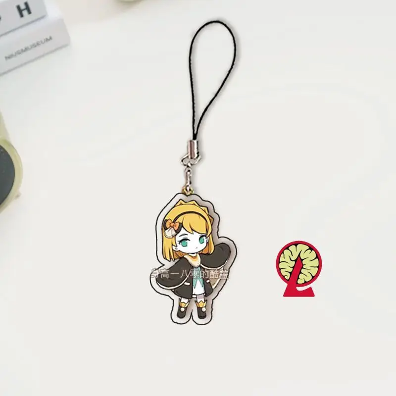 Lobotomy corporation 휴대폰 스트랩, Ruina 랜야드 애니메이션 도서관, 아이폰 패션 휴대폰 스트랩, 걸이식 로프 선물