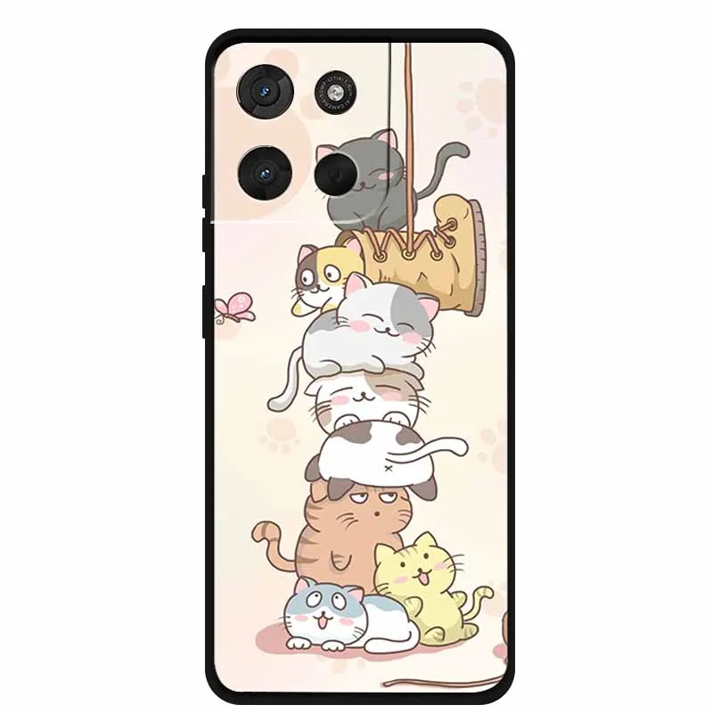 Cool Cartoon Soft Silicone Shockproof Phone Case - Protective Bumper Cover