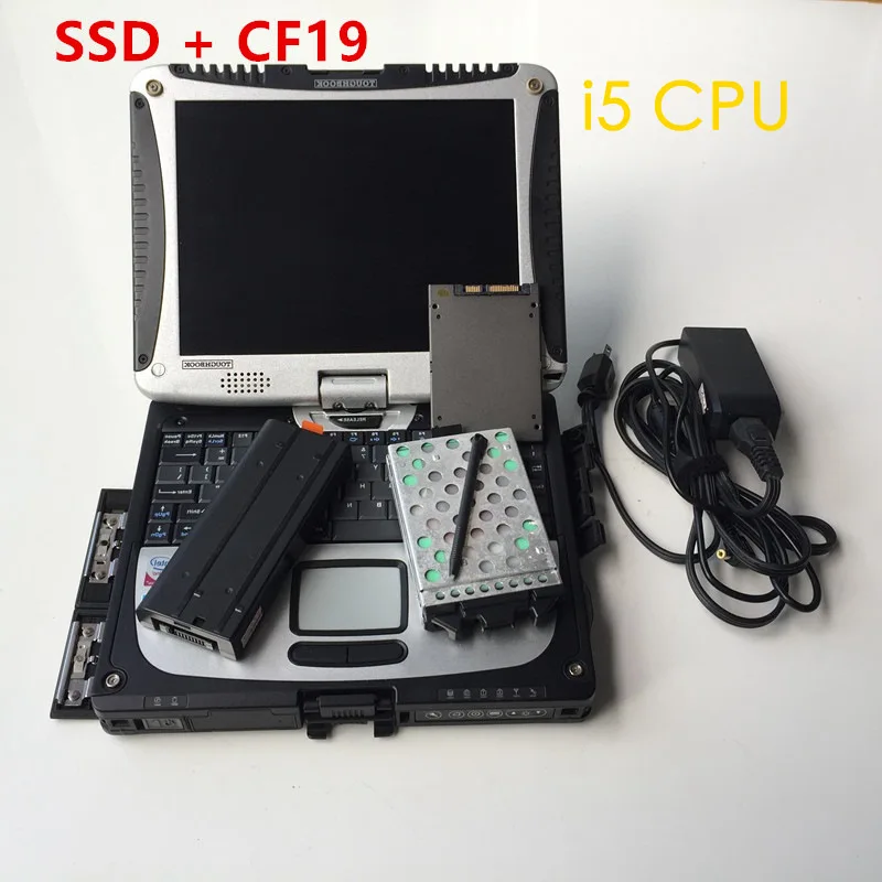 

MB STAR C3 Car Diagnostic Tool C3 Multiplexer SD scanner Software SSD in Used Laptop CF-19 i5 CPU Touch Screen