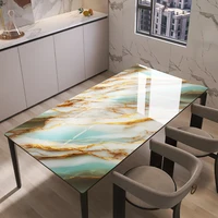 สไตล์ยุโรปสติ๊กเกอร์ติดผนังแบบมีกาวในตัวทนความร้อนกันความชื้นวอลล์เปเปอร์ลายหินอ่อนสำหรับห้องนอนห้องนั่งเล่นห้องครัว 5