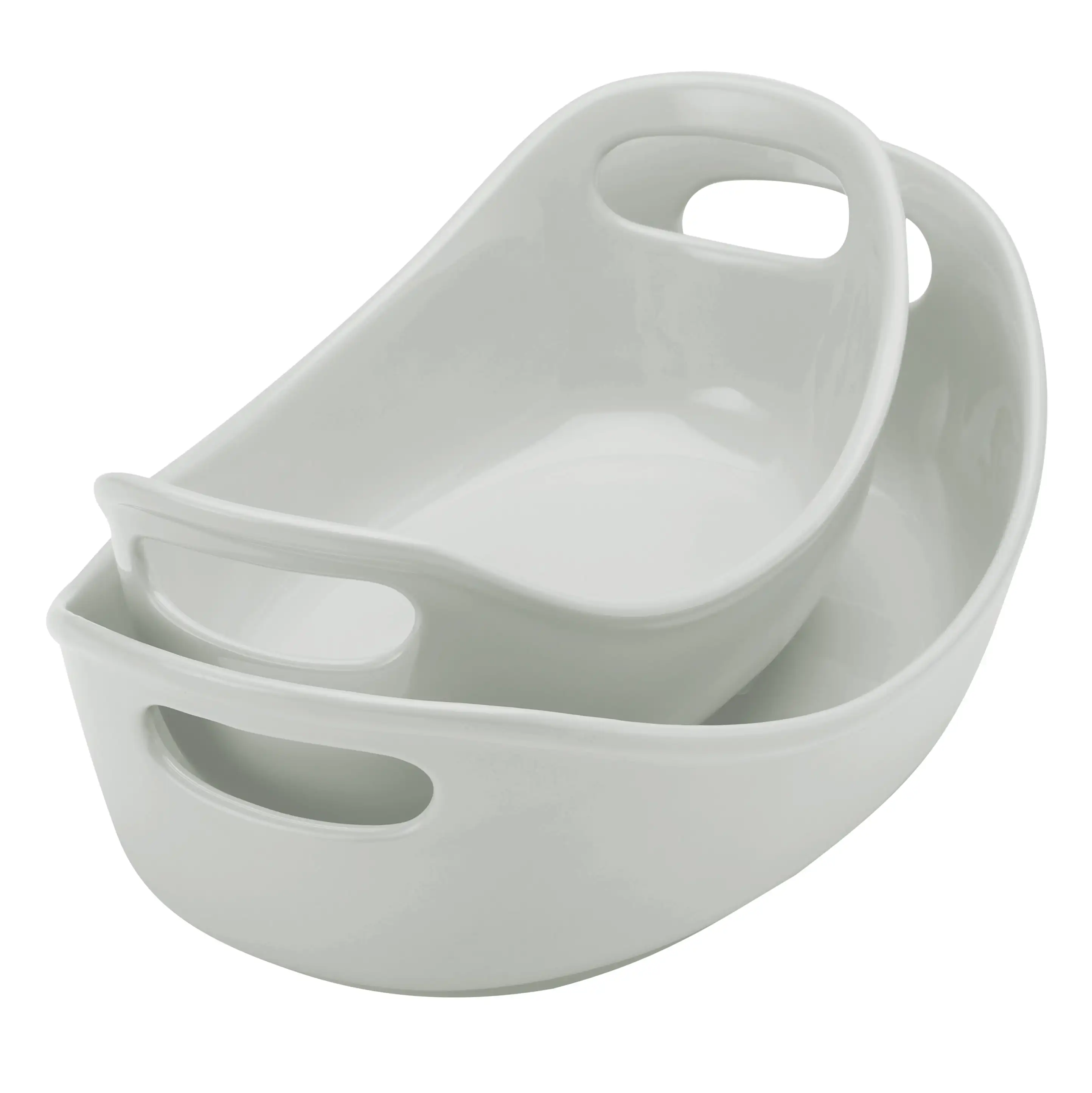 

Ceramics Bubble and Brown Oval Baker Set, 2 Piece