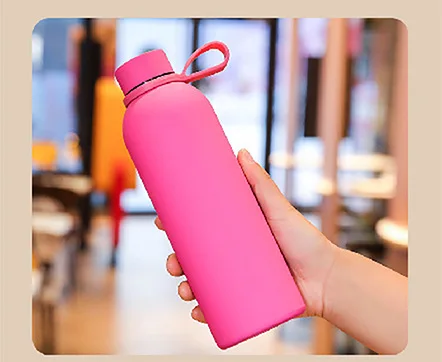 Rubber Lacquer Sports Vial Double Layer Vacuum Insulation Stainless Steel Hydro Flask