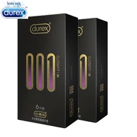 001 Polyurethan Durex 54mm Close fit unsichtbare Penis hülle super geschmiert ultra dünne nicht Latex sicherer Erwachsenen Produkt für Männer