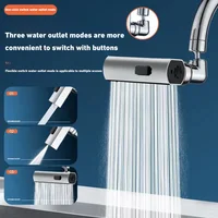 Three Level Waterfall Universal Faucet Extension Device Vegetable Washing Splash Proof Device Rotatable Convenient Bathing 1