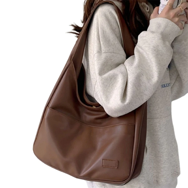 Stylish and Functional Women's Summer Tote Bag Spacious PU Shoulder Handbag