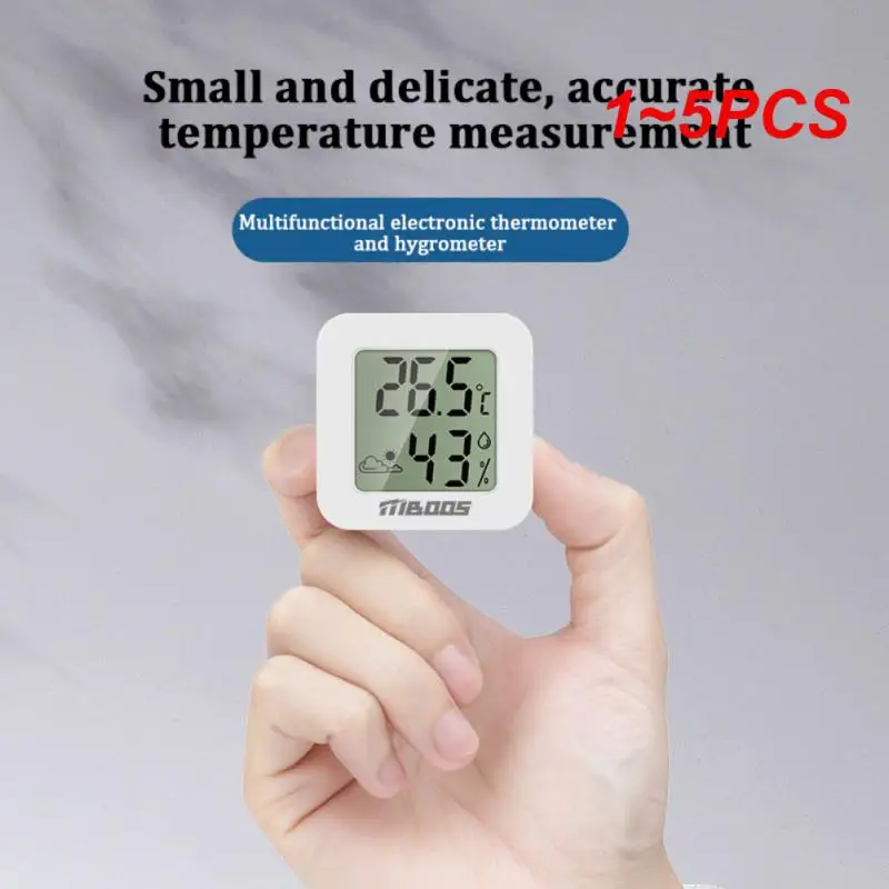 

1~5PCS Indoor Thermometer LCD Digital Temperature Room Hygrometer Gauge Sensor Humidity Meter Indoor Gauge Weather Station