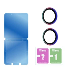 Enhanced Camera Lens Protector with Tempered Glass and Aluminum Alloy - Moto G86 (Colorful)