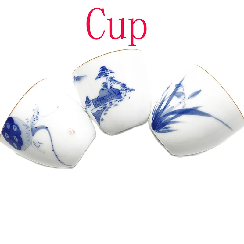 Chinese Porcelain Unusual Ceramic Cup Jingdezhen Teeware Teware Accessories Hand Made Aesthetic For Tieguanyin Puer Oolong Tea